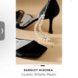 Черные женские туфли Badgley Mischka 5