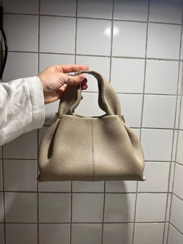 Сумка Polene Numéro Neuf Mini Textured Taupe 1