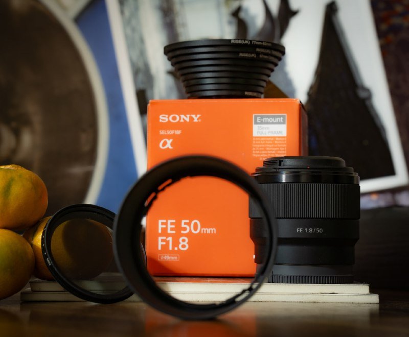 Объектив Sony 50mm f1.8 FE mount с фильтром ND