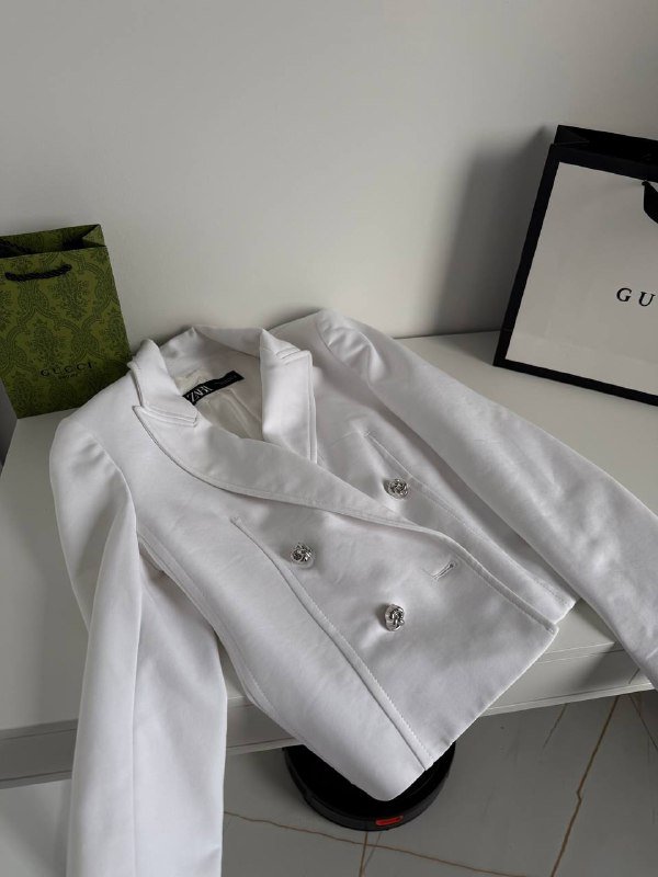 Белый пиджак Zara 5