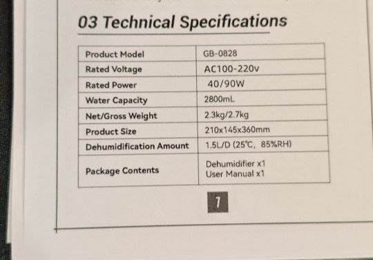Осушитель воздуха с объемом бака 2.8L 2