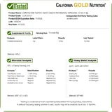 Креатин моногидрат California Gold Nutrition SPORT 3