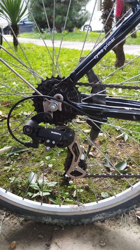 Велосипед с багажником и Shimano 3