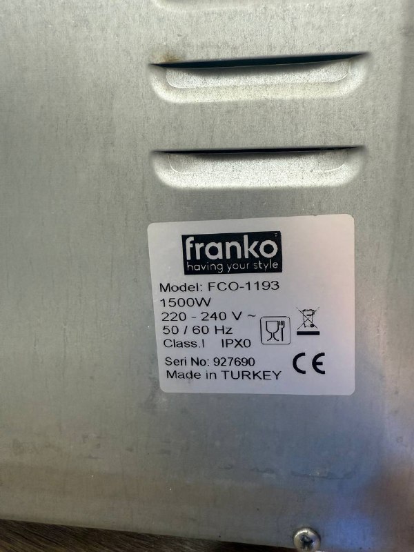 Духовка Franko FCO-1193 3