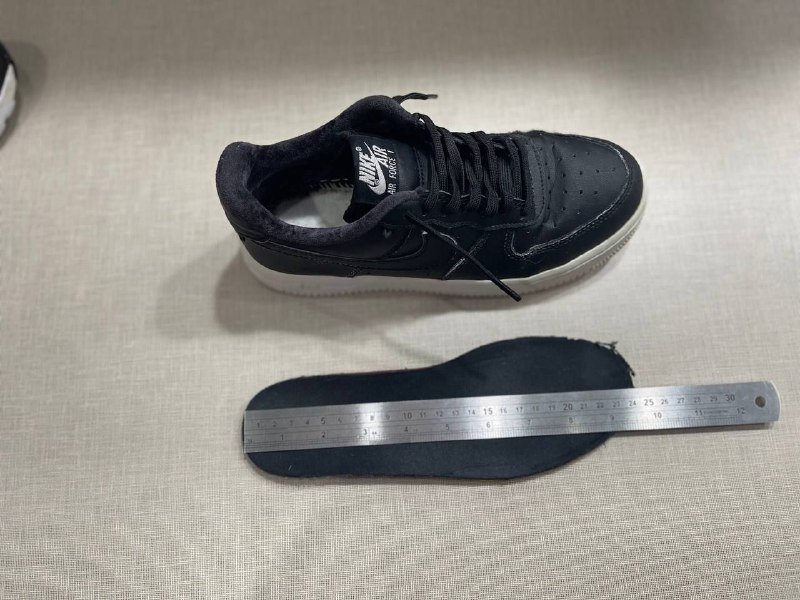 кроссовки черные, белые 5