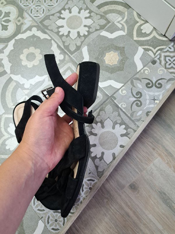 Черные летние босоножки размер 38 2