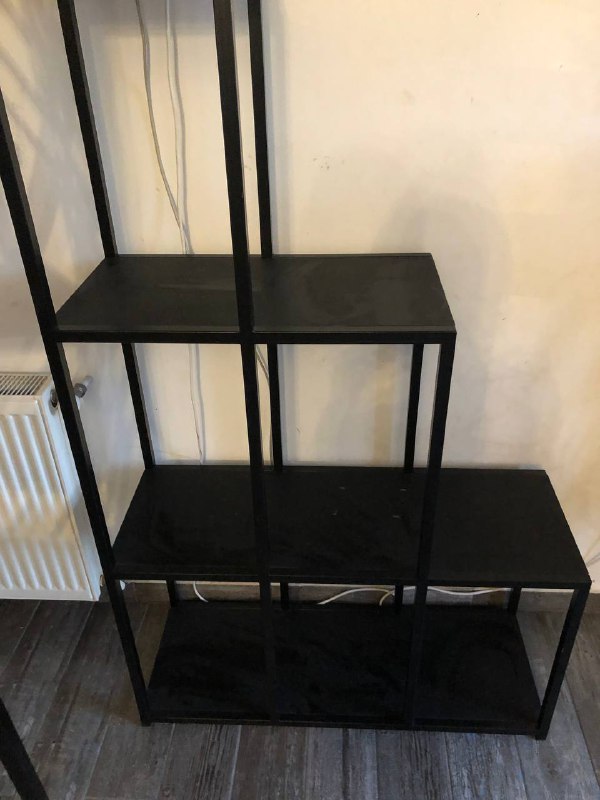 Стеллаж металлический с ДВП 150х90х33,5 см 3