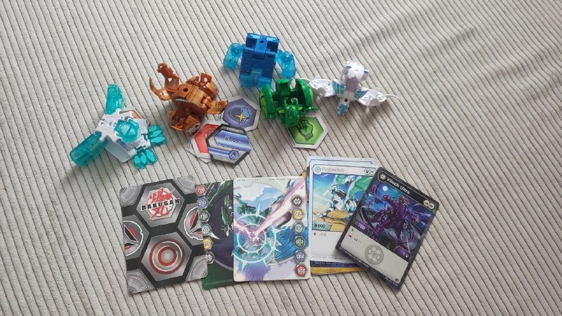 Оригинальные Бокуганы с карточками