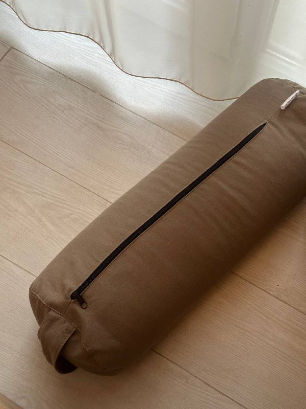 Болстер с лузгой гречихи, блоки из дерева