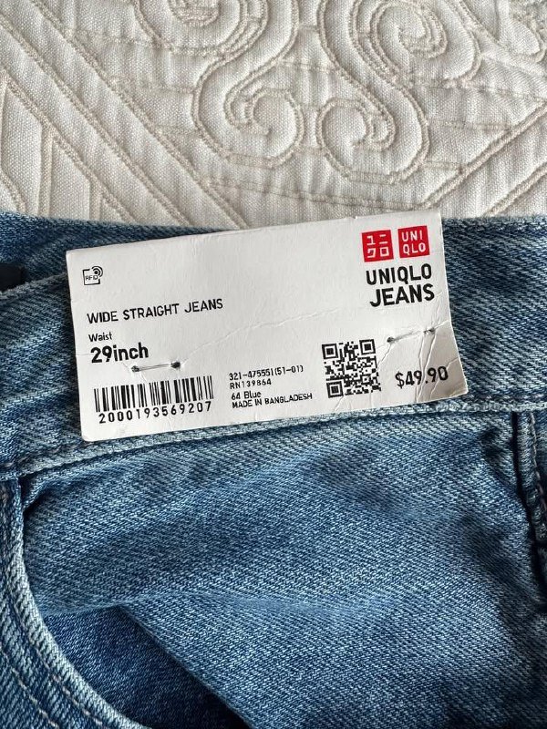 UNIQLO Wide Straight Jeans