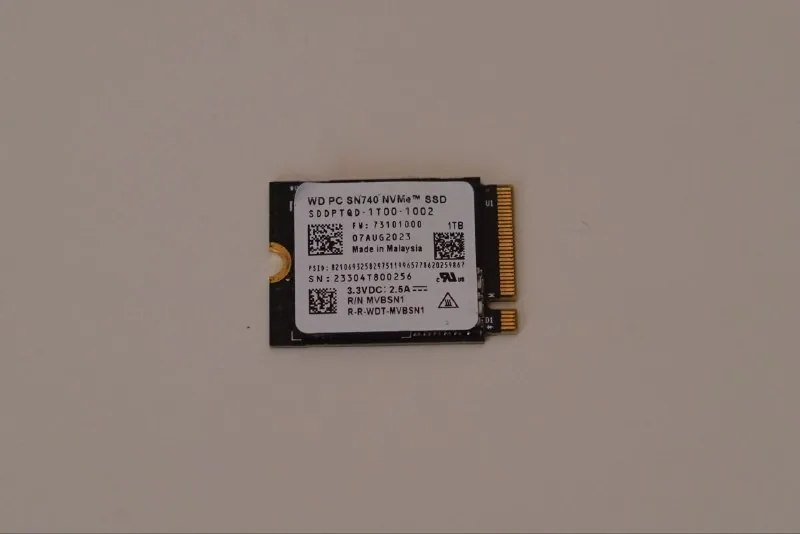 Диск SSD WD SN740 1TB, Диск SSD Kioxia 256GB 1