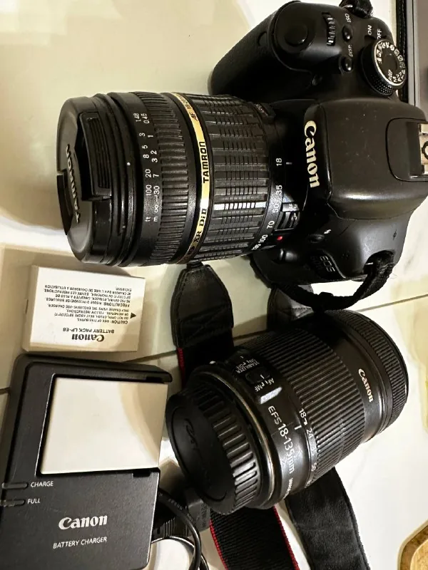 Canon EOS 600D, Canon 1300D, объективы Tamron и Canon 1