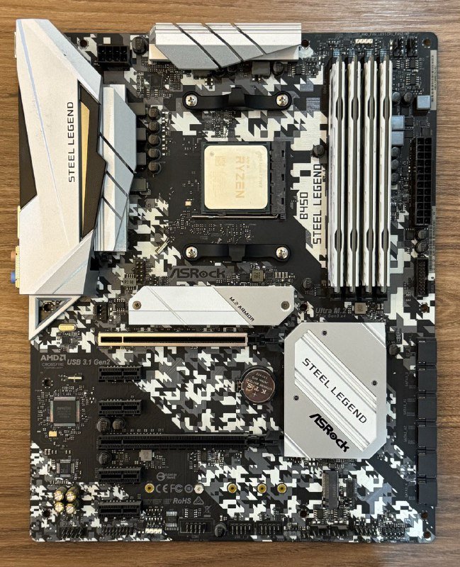 Материнская плата Asrock Steel Legend B450, Процессор AMD Ryzen 3700x, Оперативная память Crucial Ballistix 32gb, Wi-Fi модуль TP-Link, AORUS GeForce RTX 3080 XTREME WATERFORCE 10G