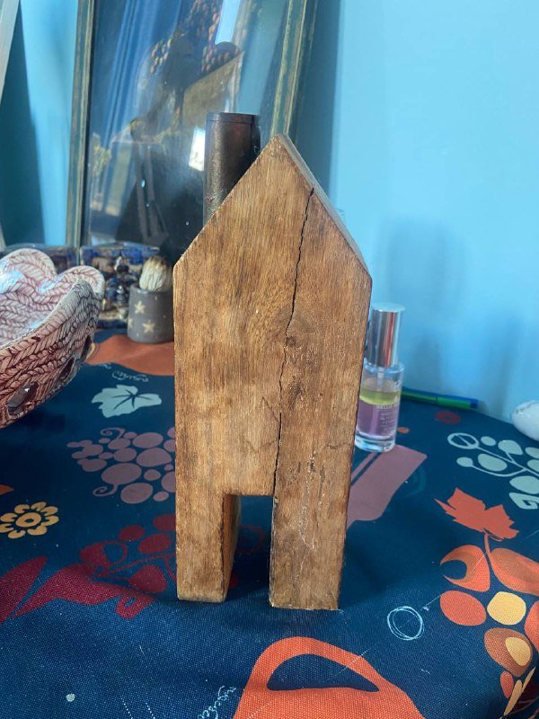 Ваза для фруктов, ваза-кашпо Десной человек, подсвечник из дерева 6