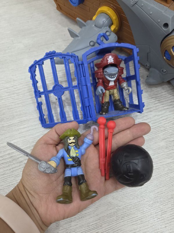 Корабль Imaginext, Поезд Томас (2 набора) игрушки 4