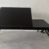 Wooden and black bed laptop tables 1