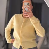 Женский шерстяной кардиган ZARA 4