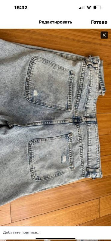 Мужской комбез Bershka denim из натурального джинса 7