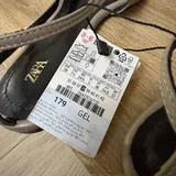Кожаные балетки ZARA 5