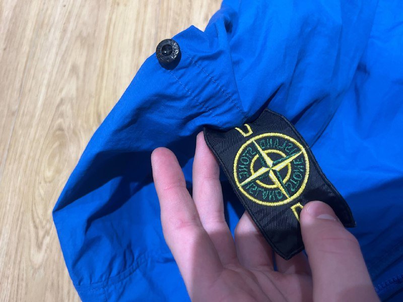 Stone Island vintage синяя ветровка размер M 3