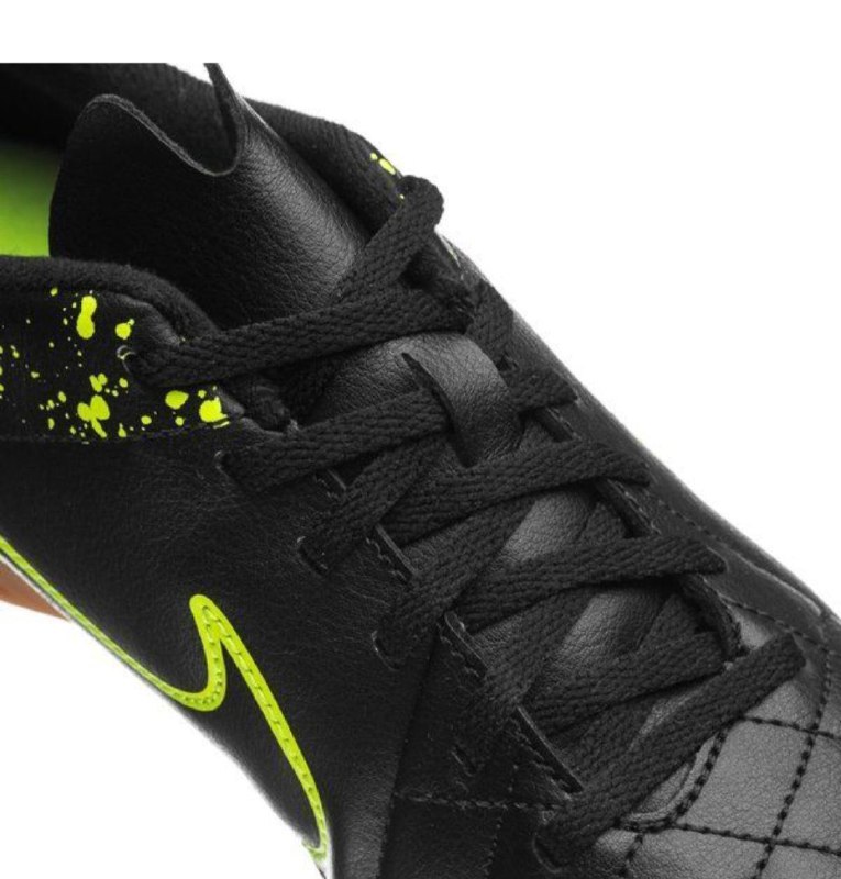 Бутсы Nike Tiempo Rio II IC черные с желтым 42.5-43 8