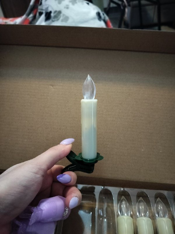 Свечи на ёлку гирлянда с пультом 2