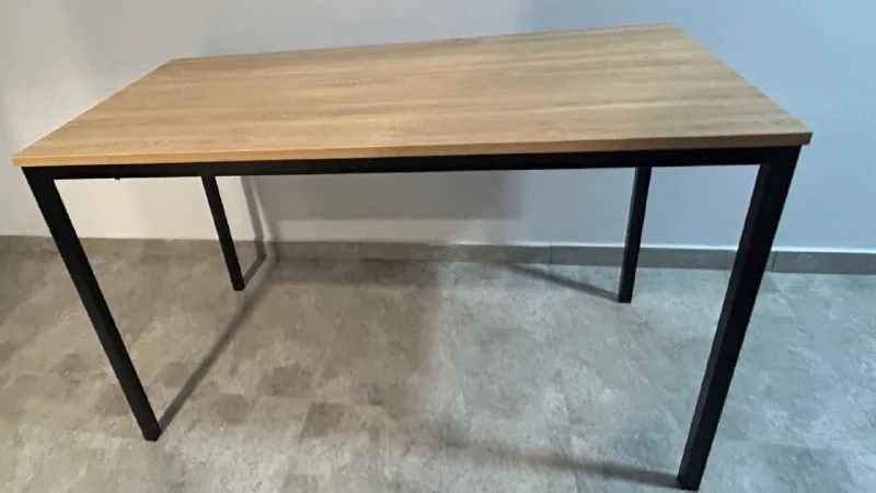 Стол 120×60 с железными ногами 1