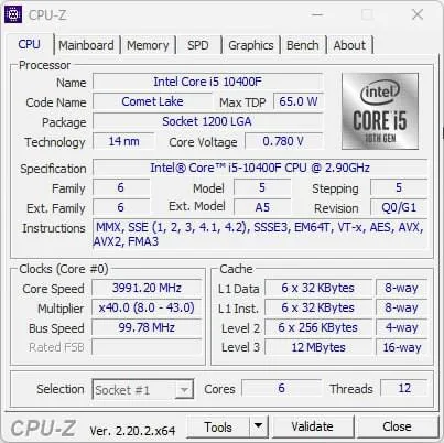 Процессор Intel Core i5-10400F 1