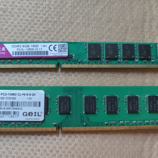 Модули ОЗУ DDR3 DDR4