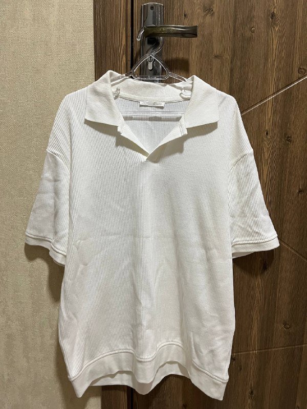 Мужское поло Zara черное, белое, мужской рюкзак