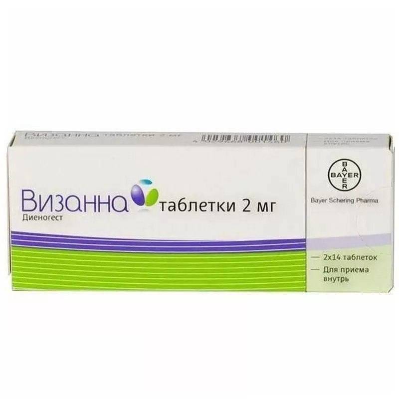 Визанна таблетки 2 мг 28 штук