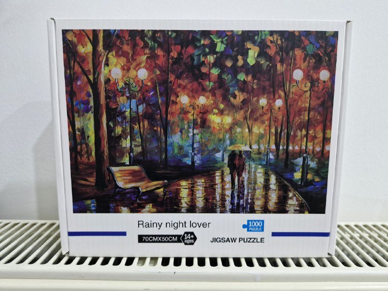 Пазлы Цветы 1000 шт., Батуми 500 шт., Горное озеро 500 шт., Дождливая ночь 1000 шт. 4