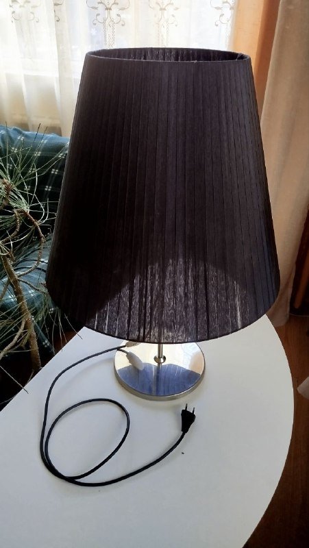 Лампа с абажуром 4