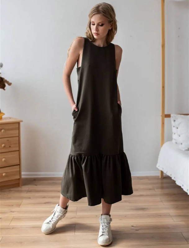 Рубашка, костюм, рубашка OVERSIZE, платье рубашка, сарафан, платье-майка 8