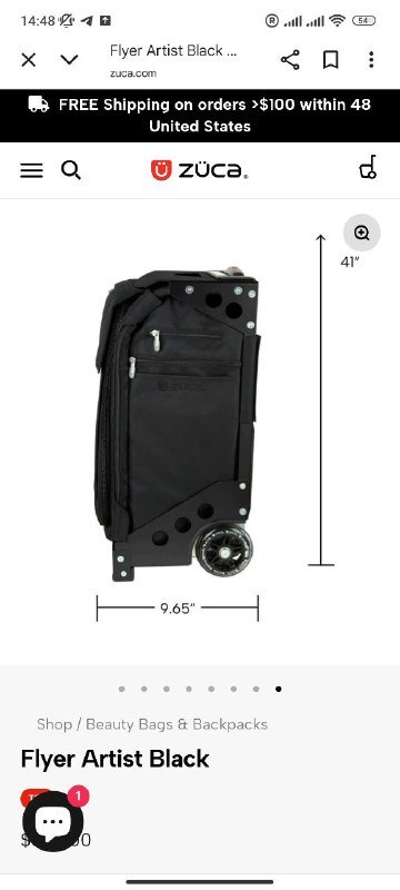 Профессиональный чемодан для визажиста Zuca Artist Pro 4