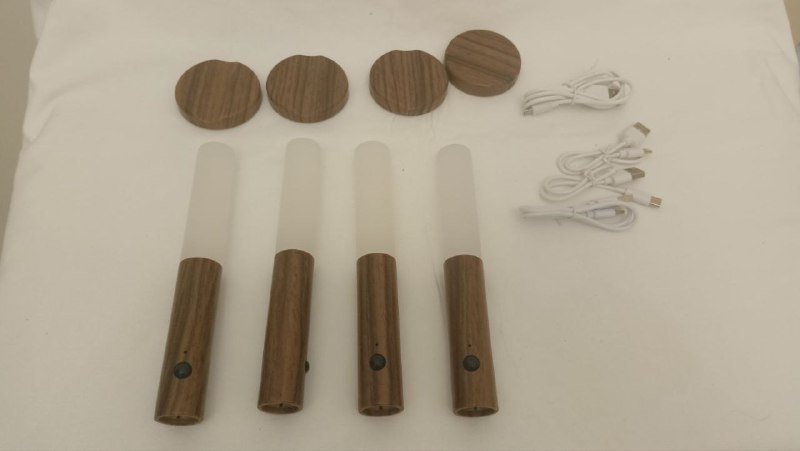 Набор из 4 ламп на аккумуляторах с датчиком движения 2