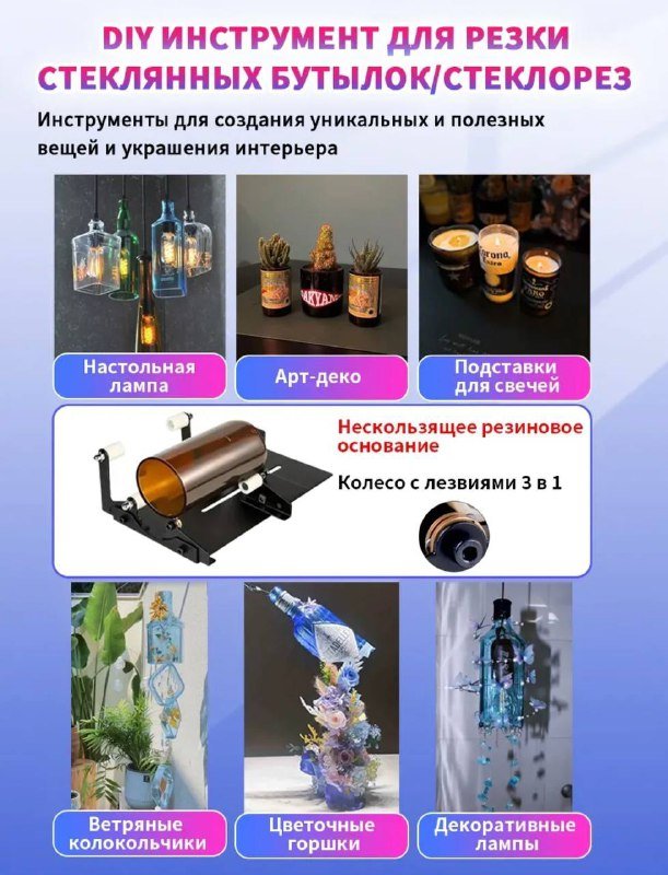 Набор для резки бутылок полный комплект 4