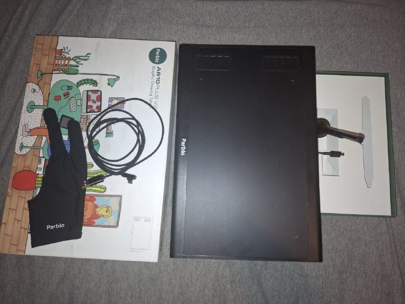 Планшет для рисования Parblo A640 V2 формат A4 2