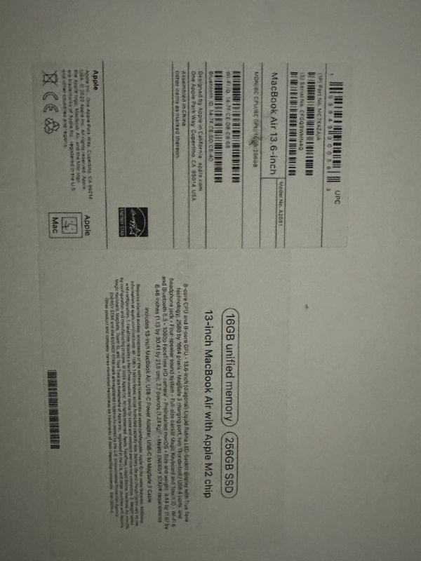 Apple MacBook Air 13.6 M2 16GB 256GB Midnight 6