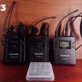 Камера Panasonic GH5, адаптер Viltrox EF-M2 II, радиосистема Saramonic UwMic9 3