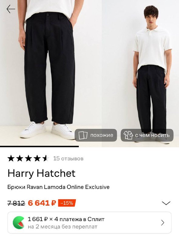 Брюки мужские Harry Hatchet 4