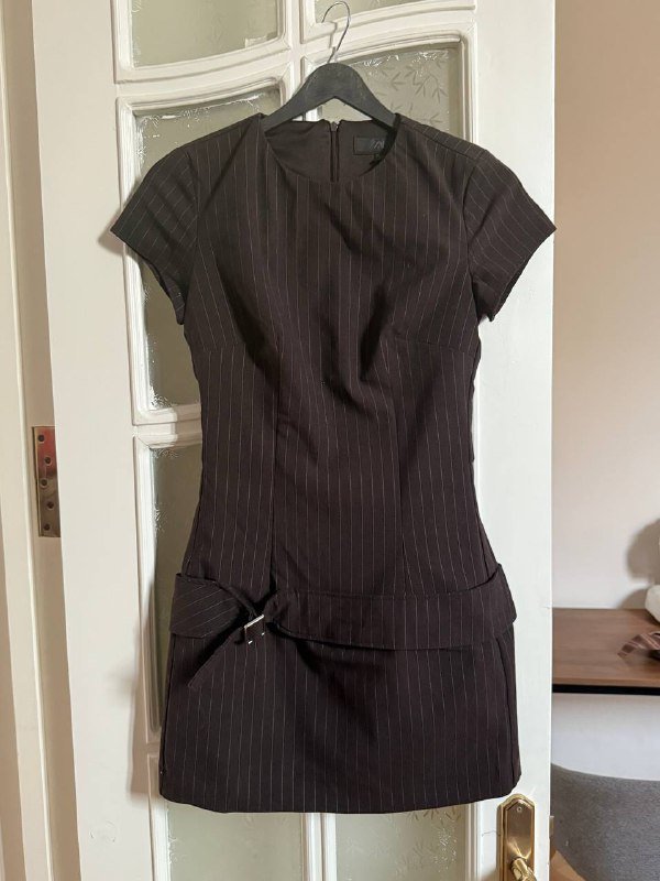 Платье мини Zara XS с микрошортами 5