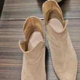 Suede moccasins, Zara ankle boots 4