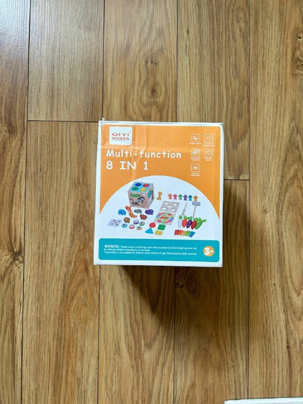 Развивающий куб-сортер 8 в 1