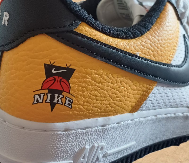 Nike Air Force 1 Low Black Gold Jersey Mesh 2