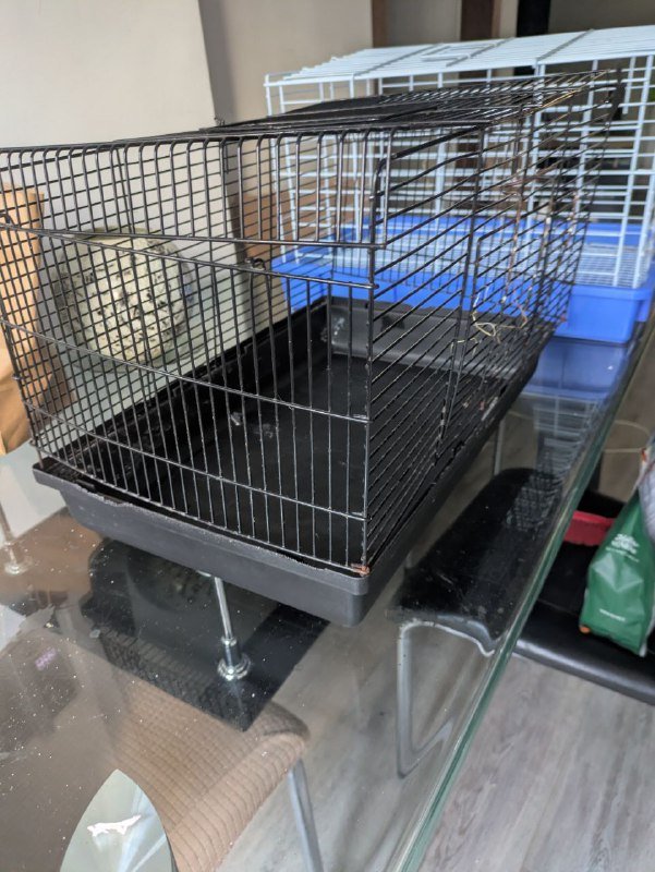 Клетка для грызуна, мисочки, средства от паразитов, сено, гранулы 2