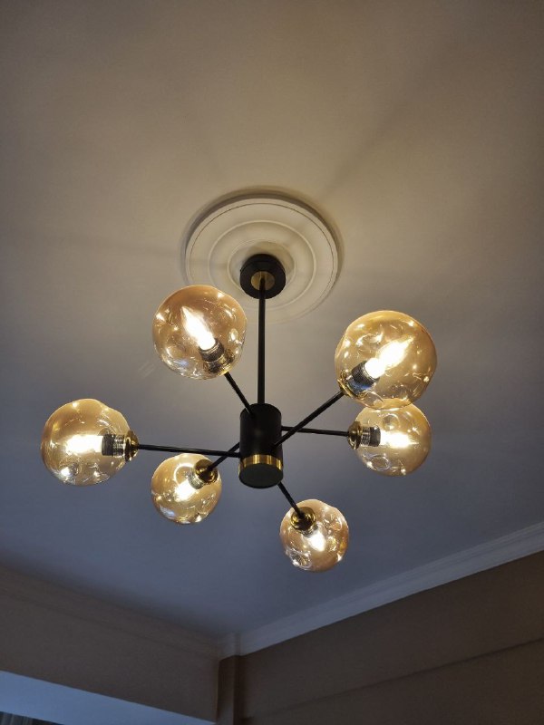 Раковина с краником, Люстра большая 5