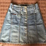 Женские юбки Trussardi, голубая юбка, белая льняная юбка 5