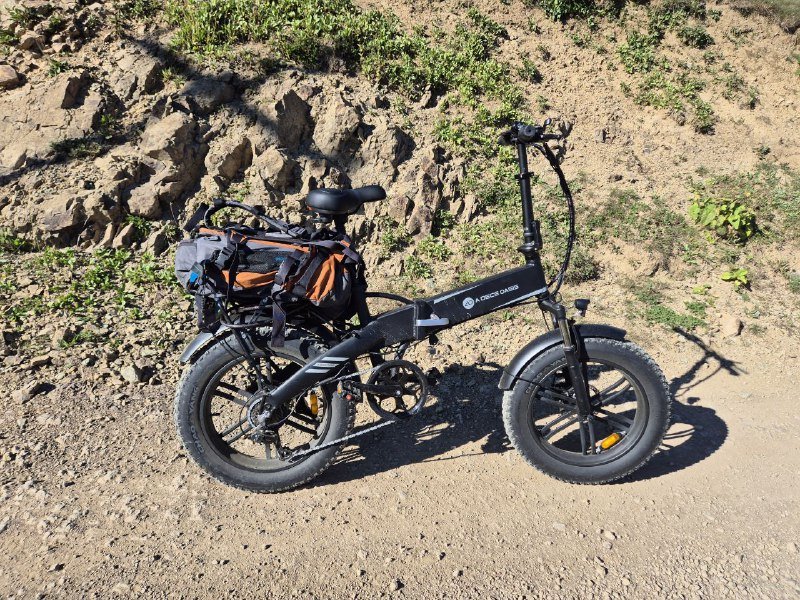 Электро велосипед ADO A20F складной с большой батареей 3