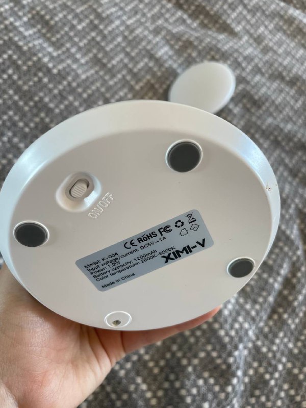 Светильник ночник с проводом и зарядкой 4